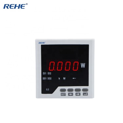 digital panel meter power meter data logger with rs485 single phase