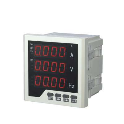 digital ac ammeter and voltmeter combined meter 96*96 LED display