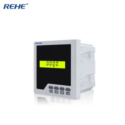 96*96 MM AC /DC Power A.V.HZ KWH Auto LCD Display Single Phase Multifunction Meter 10kv dc power supply