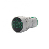 New Design mini round led indicator hz frequency meterlight/lamp with digital led display