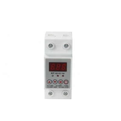 LED digital voltage and current display programable Over and Under Voltage and Over Load protection device