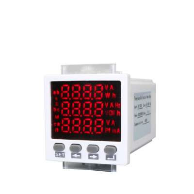 Hot-sale  48*48 small size Three Phase LED Multi-function Power Meter for UPS and distribution box RH-3D8