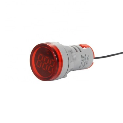 High quality 22mm mini round led indicator Temperature  light/lamp with transparent cap